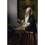Woman Holding a Balance by Johannes Vermeer