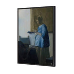 Woman in Blue Reading a Letter by Johannes Vermeer