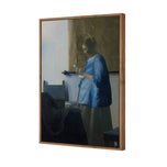 Woman in Blue Reading a Letter by Johannes Vermeer
