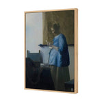 Woman in Blue Reading a Letter by Johannes Vermeer
