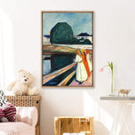 Girls on a Bridge by Edvard Munch