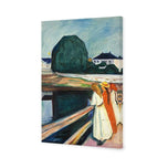 Girls on a Bridge by Edvard Munch