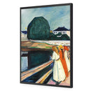 Girls on a Bridge by Edvard Munch