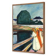Girls on a Bridge by Edvard Munch