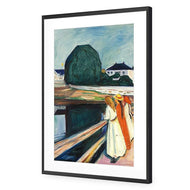 Girls on a Bridge by Edvard Munch