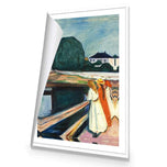 Girls on a Bridge by Edvard Munch