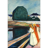 Girls on a Bridge by Edvard Munch|Famous  Art Prints 