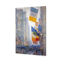 Lincoln??s Birthday Flags 1918 by Childe Hassam