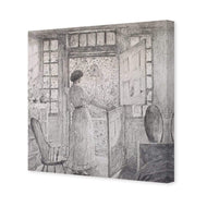 The Dutch Door by Childe Hassam