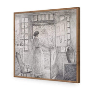 The Dutch Door by Childe Hassam