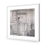 The Dutch Door by Childe Hassam