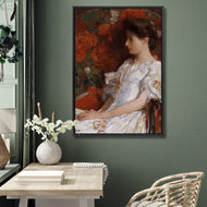 The Victorian Chair by Childe Hassam