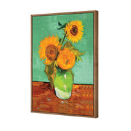 Sunflower On Green