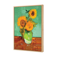 Sunflower On Green