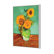 Sunflower On Green