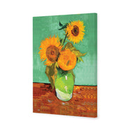 Sunflower On Green