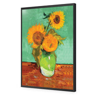 Sunflower On Green