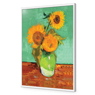 Sunflower On Green