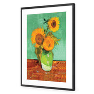 Sunflower On Green