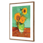 Sunflower On Green