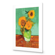 Sunflower On Green