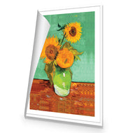 Sunflower On Green