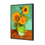 Sunflower On Green