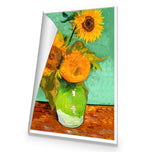 Sunflower On Green