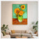 Sunflower On Green