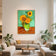 Sunflower On Green