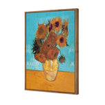 Sunflowers On Blue