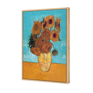 Sunflowers On Blue