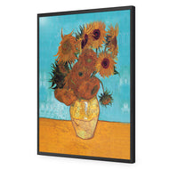 Sunflowers On Blue