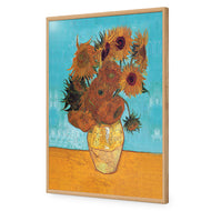 Sunflowers On Blue