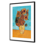 Sunflowers On Blue