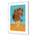 Sunflowers On Blue
