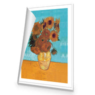 Sunflowers On Blue