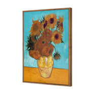 Sunflowers On Blue