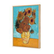 Sunflowers On Blue