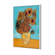 Sunflowers On Blue