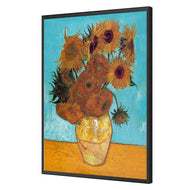 Sunflowers On Blue