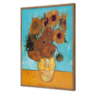 Sunflowers On Blue