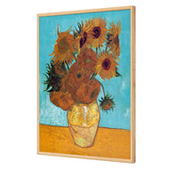 Sunflowers On Blue
