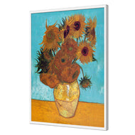 Sunflowers On Blue