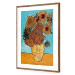 Sunflowers On Blue