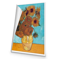 Sunflowers On Blue