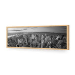 Manhattan Skyline Landscape Black & White