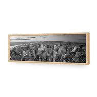 Manhattan Skyline Landscape Black & White