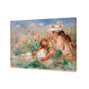 Two Girls on the Riverbank - by Auguste Renoir