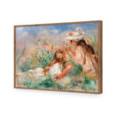 Two Girls on the Riverbank - by Auguste Renoir